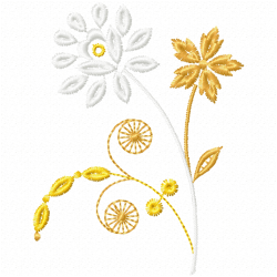 Flowers And Tree Embroidery Design 3 Flowers And Tree Embroidery Design 3